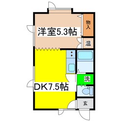 セントラルハイツの物件間取画像